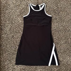 BLACK TENNIS DRESS/ ATHLETIC DRESS